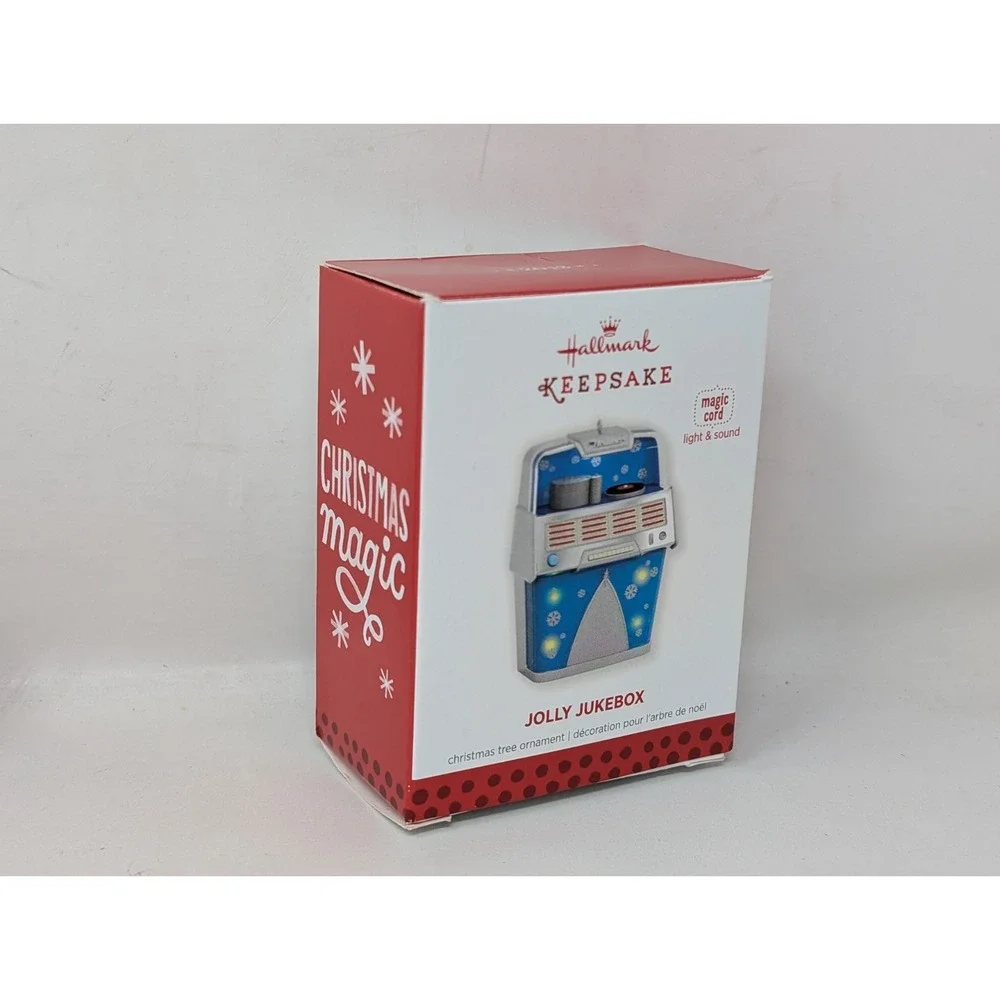 Hallmark‎ Keepsake Jolly Jukebox 2013 Christmas Ornament With Light & Sound Y2K
